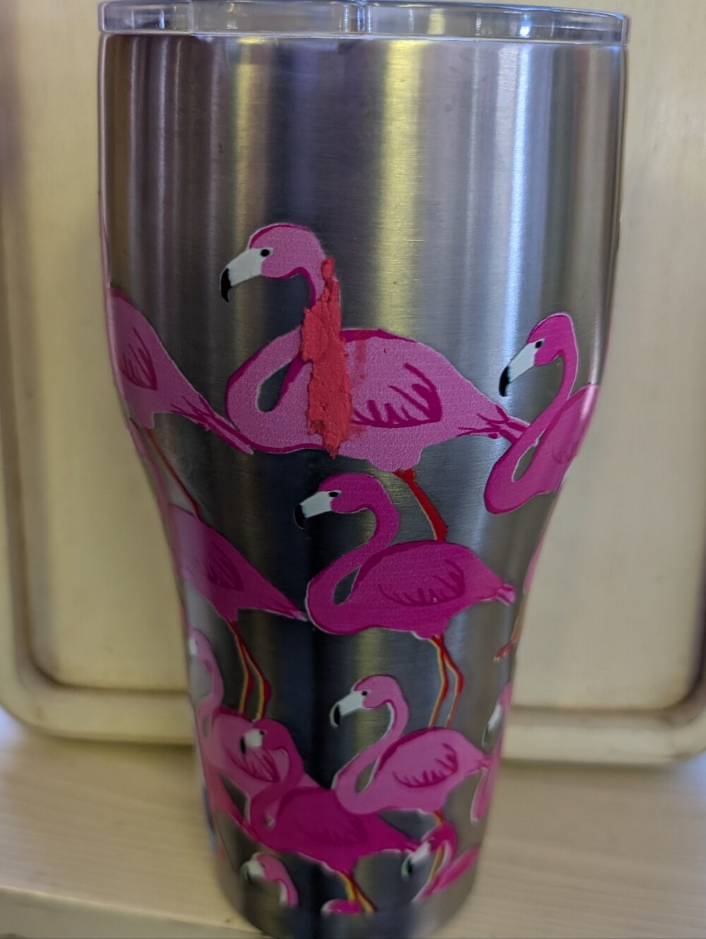 🦩Brand New Stainless Steel Flamingo Tumbler
